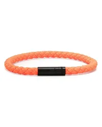 Le Gramme Geflochtenes 5G Armband Orange