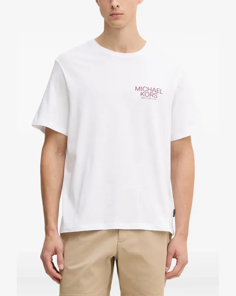 Michael Kors T-Shirt mit Print - Weiß Weiß