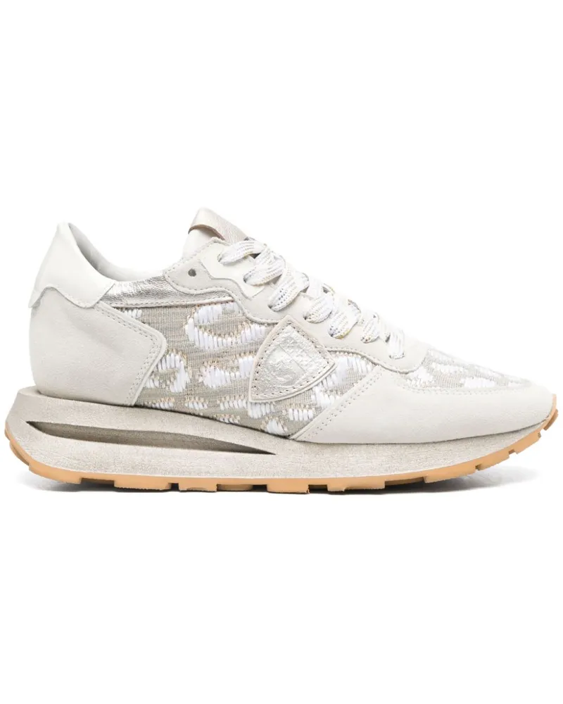 Philippe Model Tropez Haute Sneakers - Nude Nude