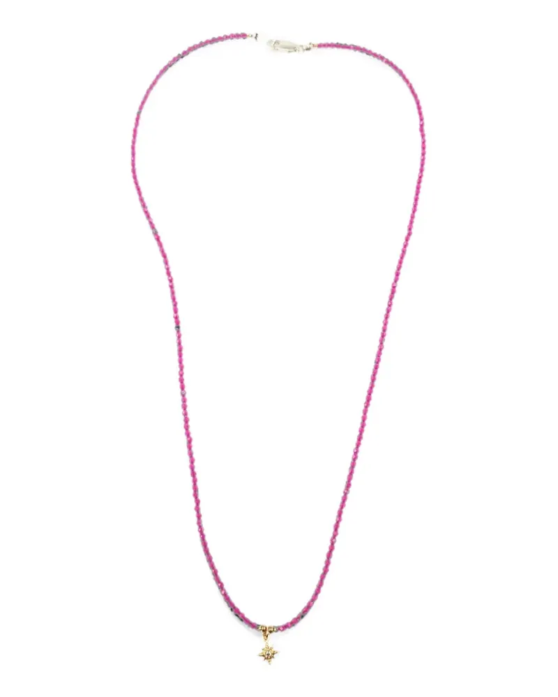 Madison Ruby Star Halskette - Rosa Rosa