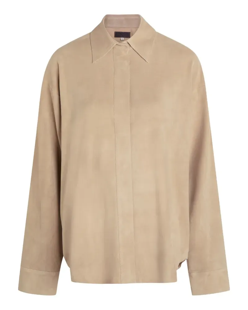 Stouls polo-collar shirt - Nude Nude