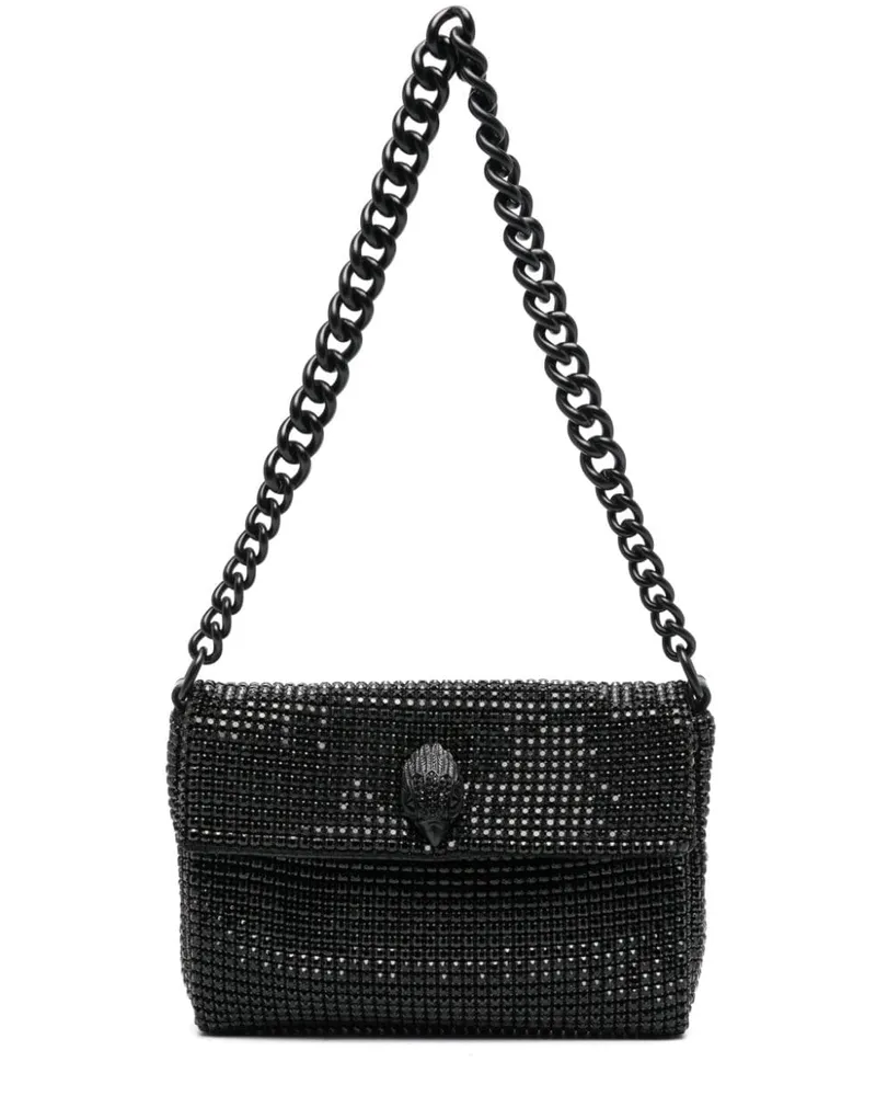 Kurt Geiger Kleine Tasche mit Kristallen - Schwarz Schwarz