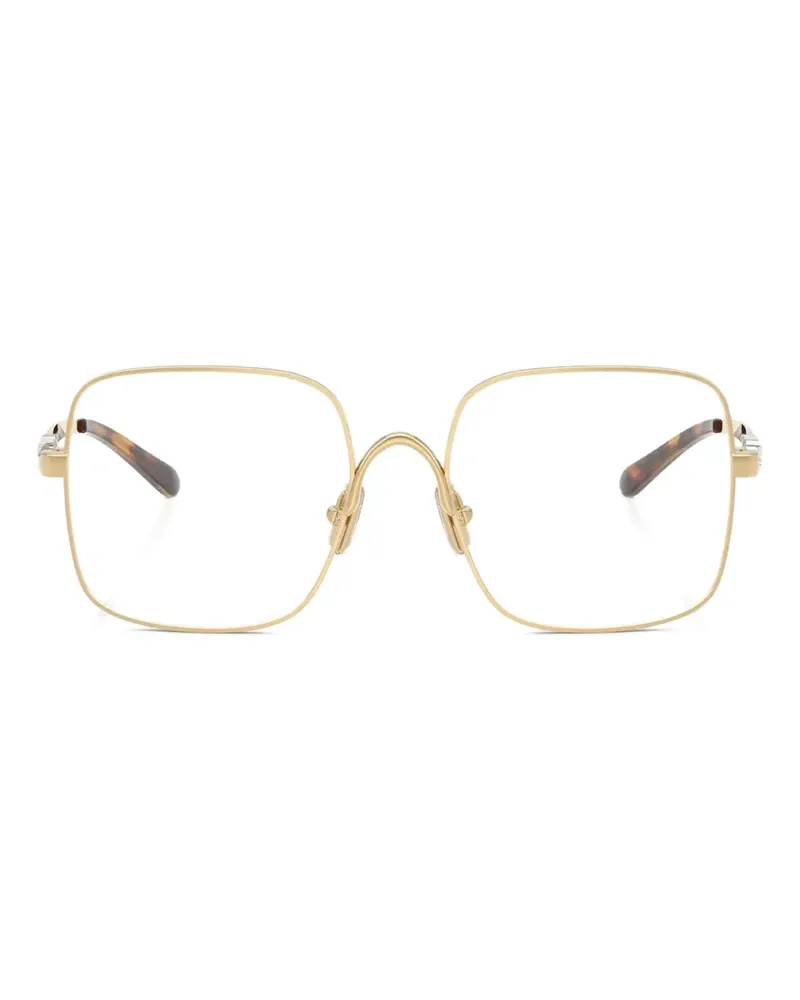 Miu Miu square frame glasses - Gold Gold