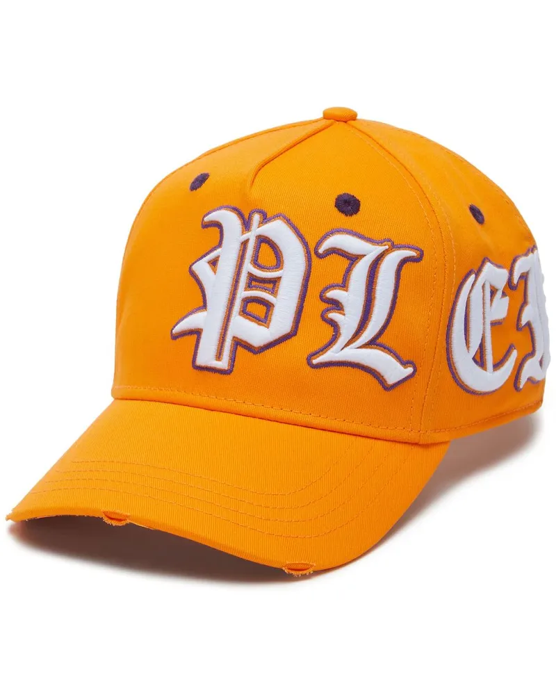 Philipp Plein Baseballkappe mit Logo-Stickerei - Orange Orange