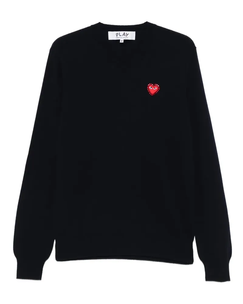 Comme des Garçons Pullover mit V-Ausschnitt - Blau Blau