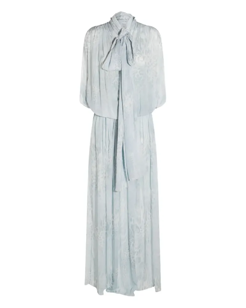 Blumarine Kleid mit Print - Blau Blau