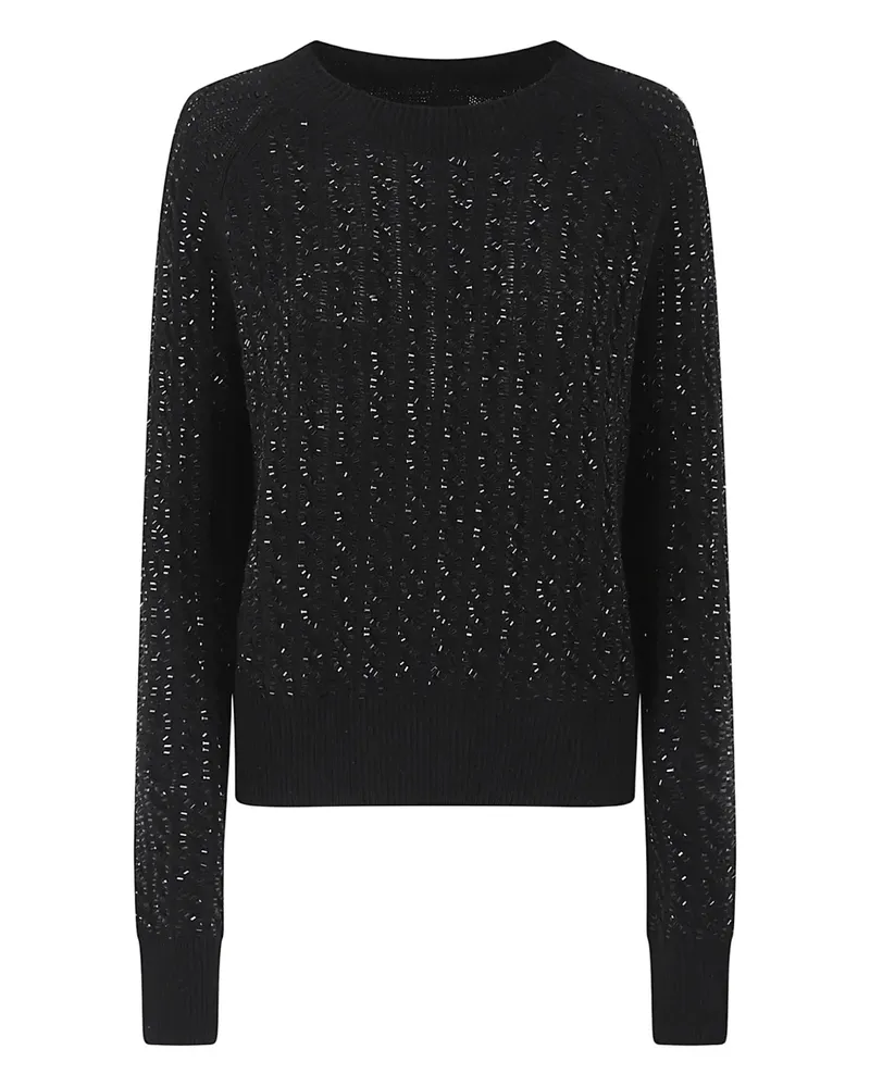 Ermanno Scervino Pullover mit Perlen - Schwarz Schwarz