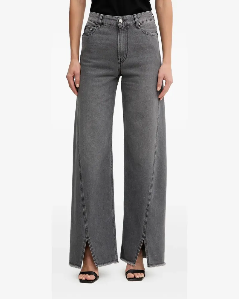 Simona Corsellini Ausgefranste Jeans - Grau Grau