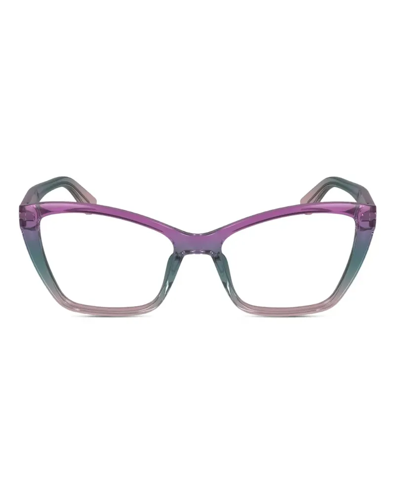 Calvin Klein Brille mit Cat-Eye-Gestell - Violett Violett