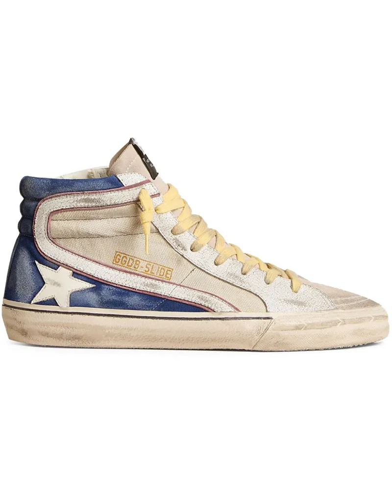 Golden Goose Slide High-Top-Sneakers - Nude Nude