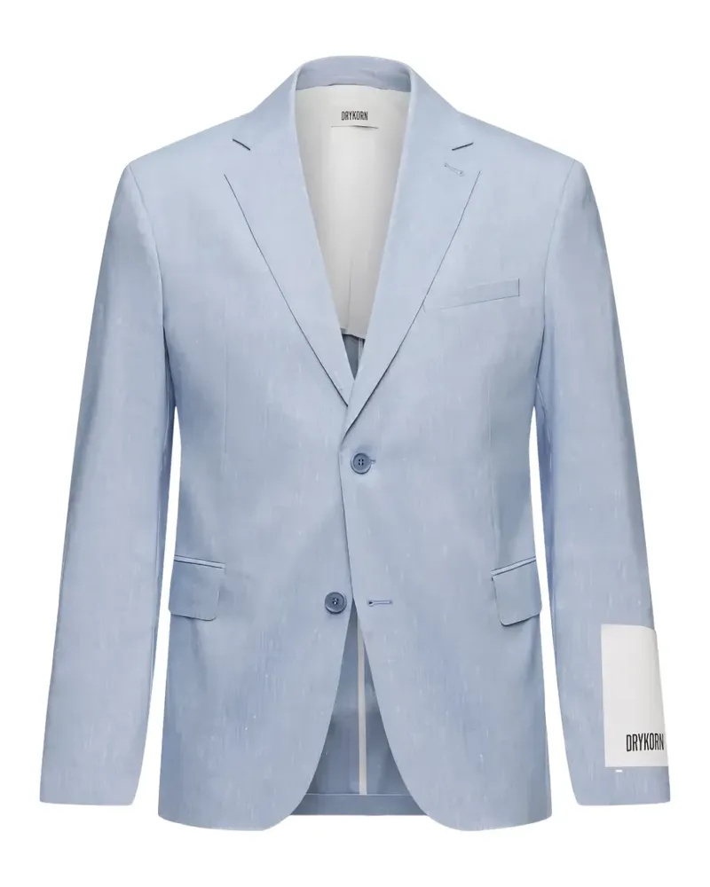 Drykorn Yames single-breasted notched-lapels blazer - Blau Blau