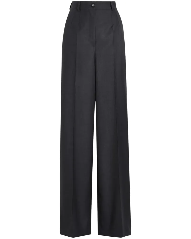 Dolce & Gabbana Hose mit weitem Bein - Grau Grau