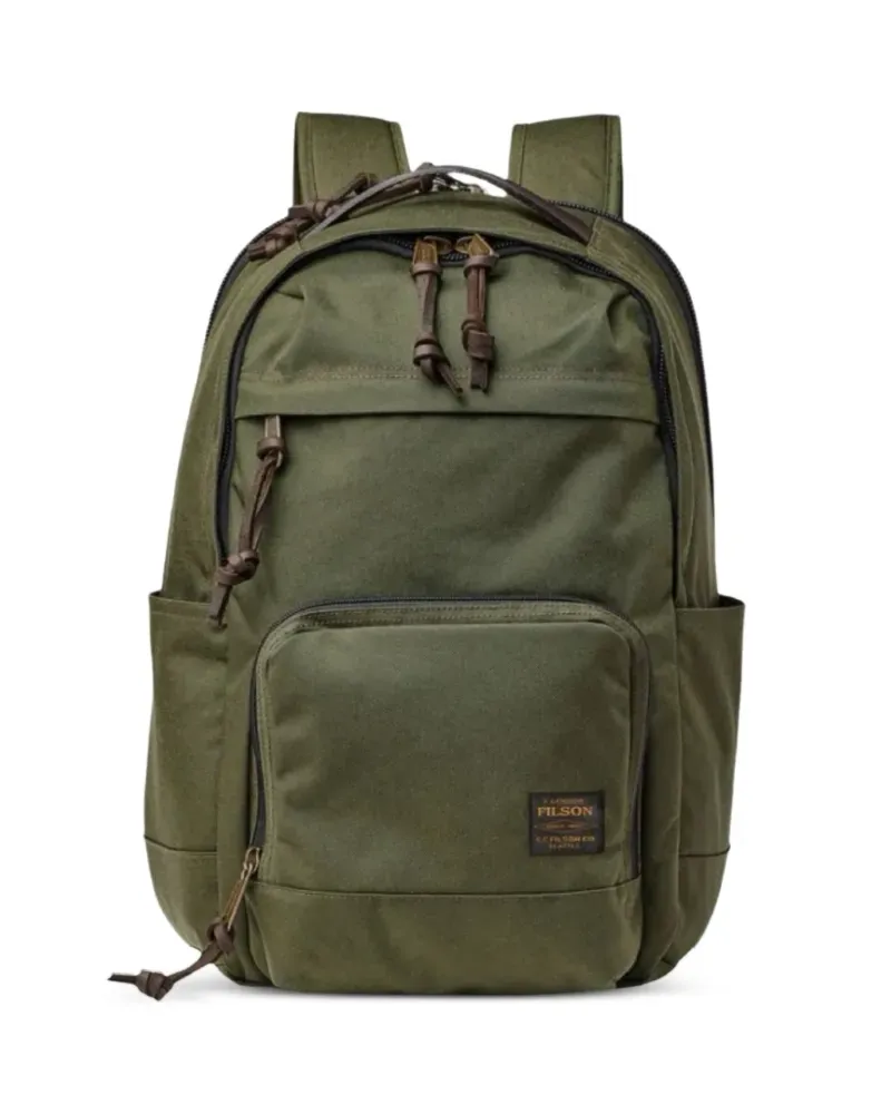 Filson Wattierter Rucksack mit Reißverschluss - Grün Grün
