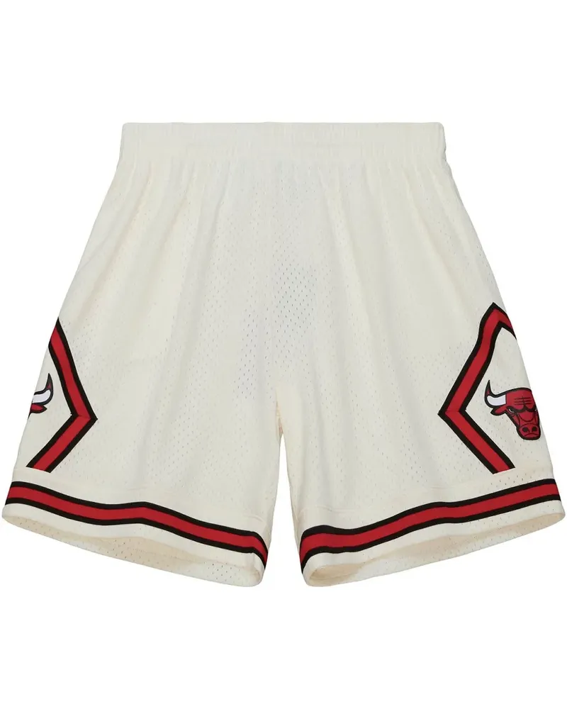 Mitchell & Ness Chicago Bulls 1997/98 Swingman Shorts - Weiß Weiß