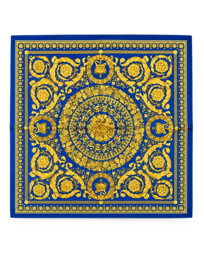 Versace Barocco silk scarf - Blau Blau