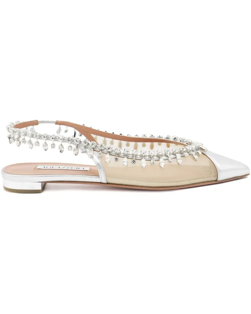 Aquazzura Temptation Ballerinas - Silber Silber