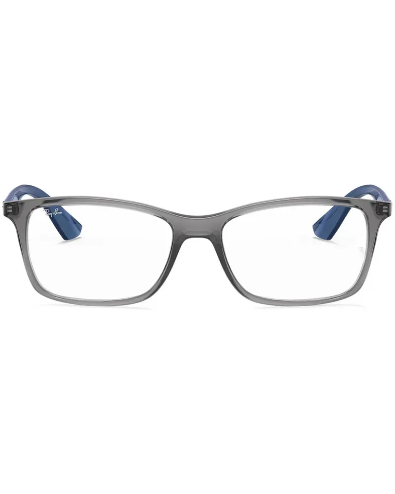 Ray Ban Brille mit eckigem Gestell - Grau Grau