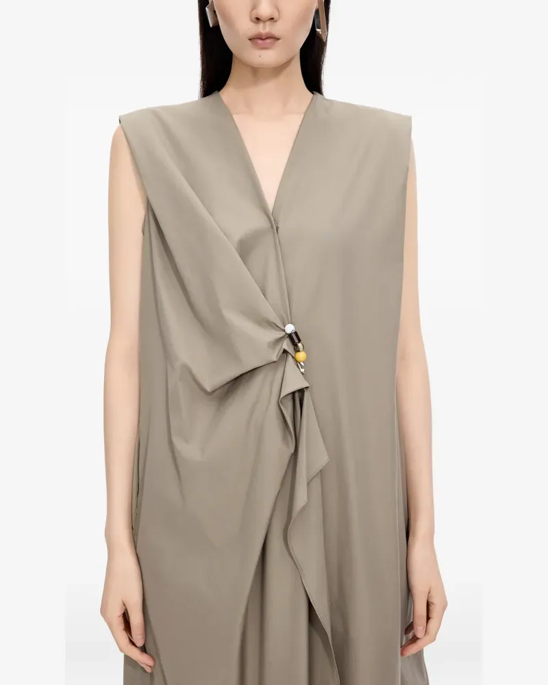 JNBY Ärmelloses Kleid im Deconstructed-Look - Nude Nude