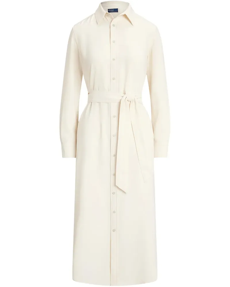 Ralph Lauren Hemdkleid aus Satin - Nude Nude