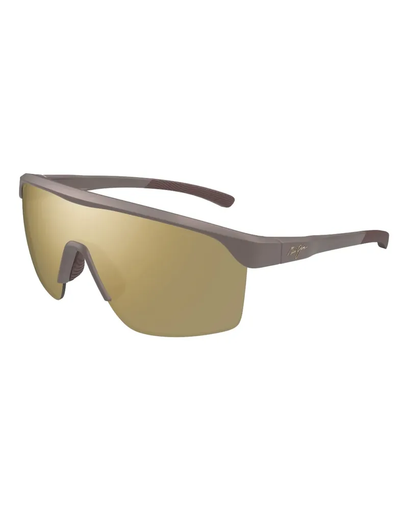 Maui Jim Geometrische Sonnenbrille - Grau Grau