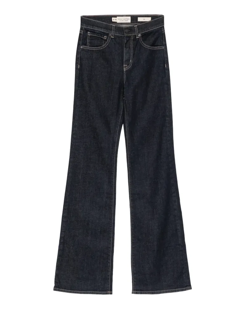 Nili Lotan high-waisted flared jeans - Blau Blau