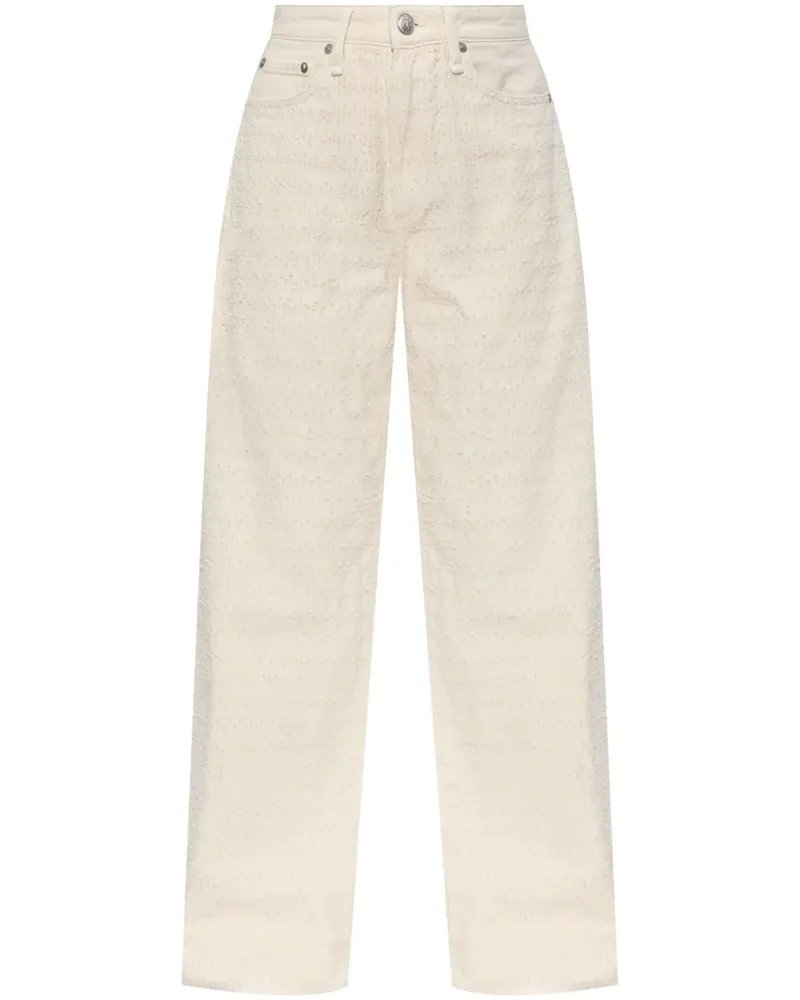 Rag & Bone Jeans im Distressed-Look - Nude Nude