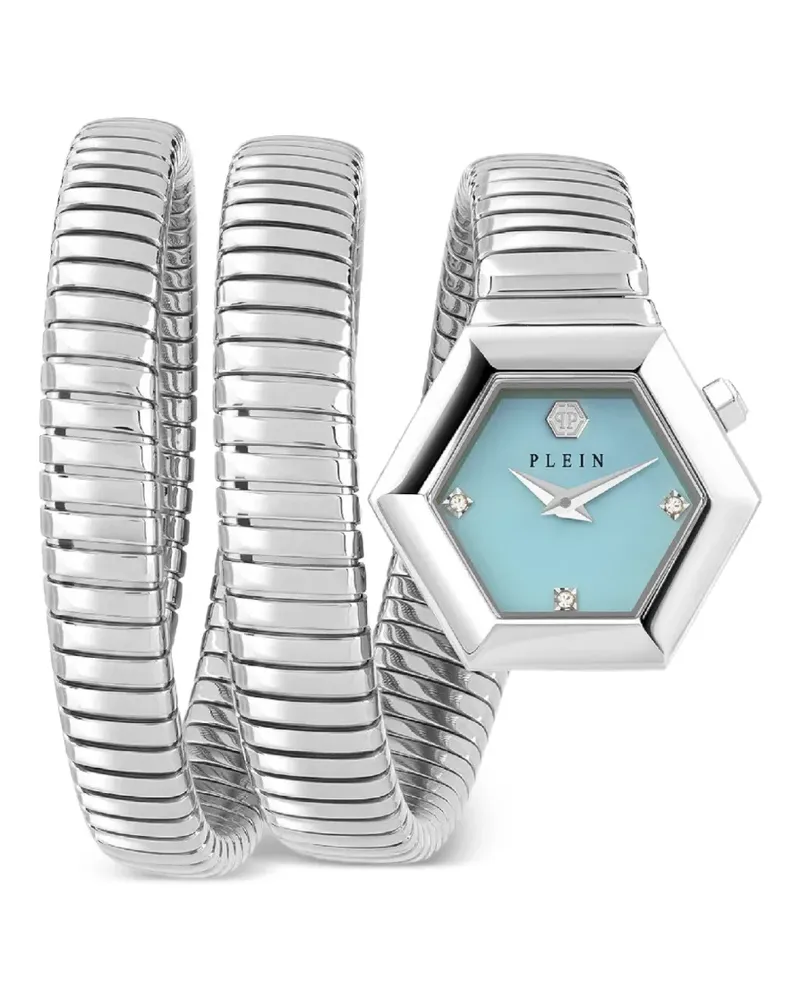 Philipp Plein Snake Hexagon 28mm watch - Blau Blau