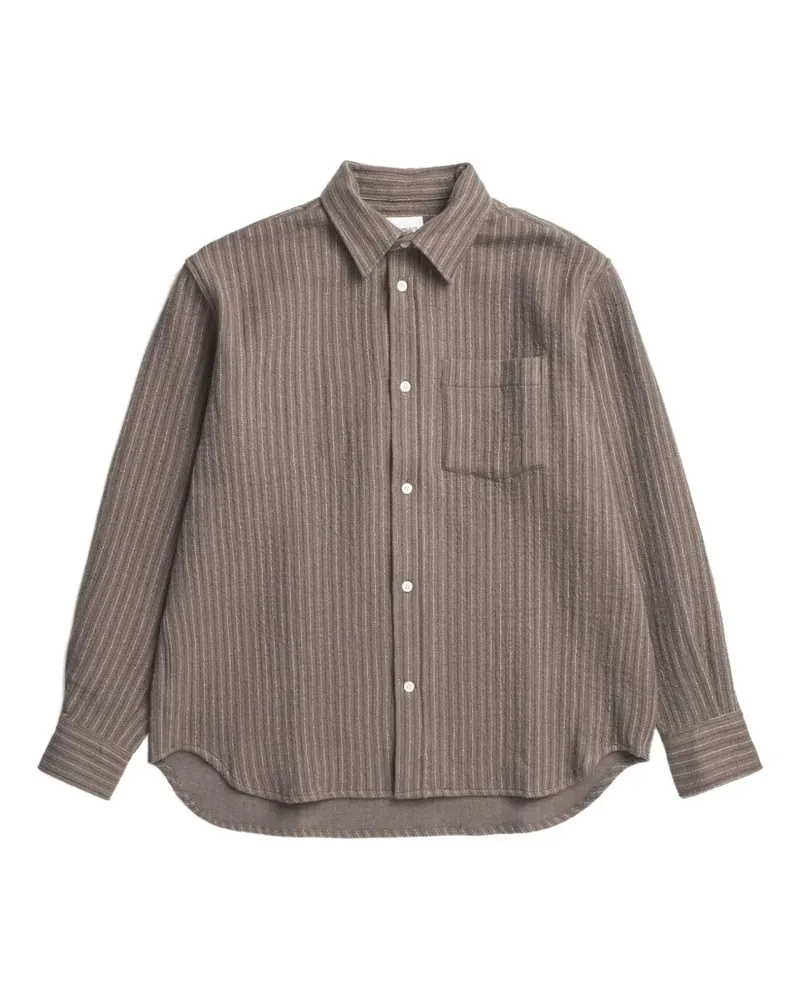 Norse Projects striped shirt - Braun Braun