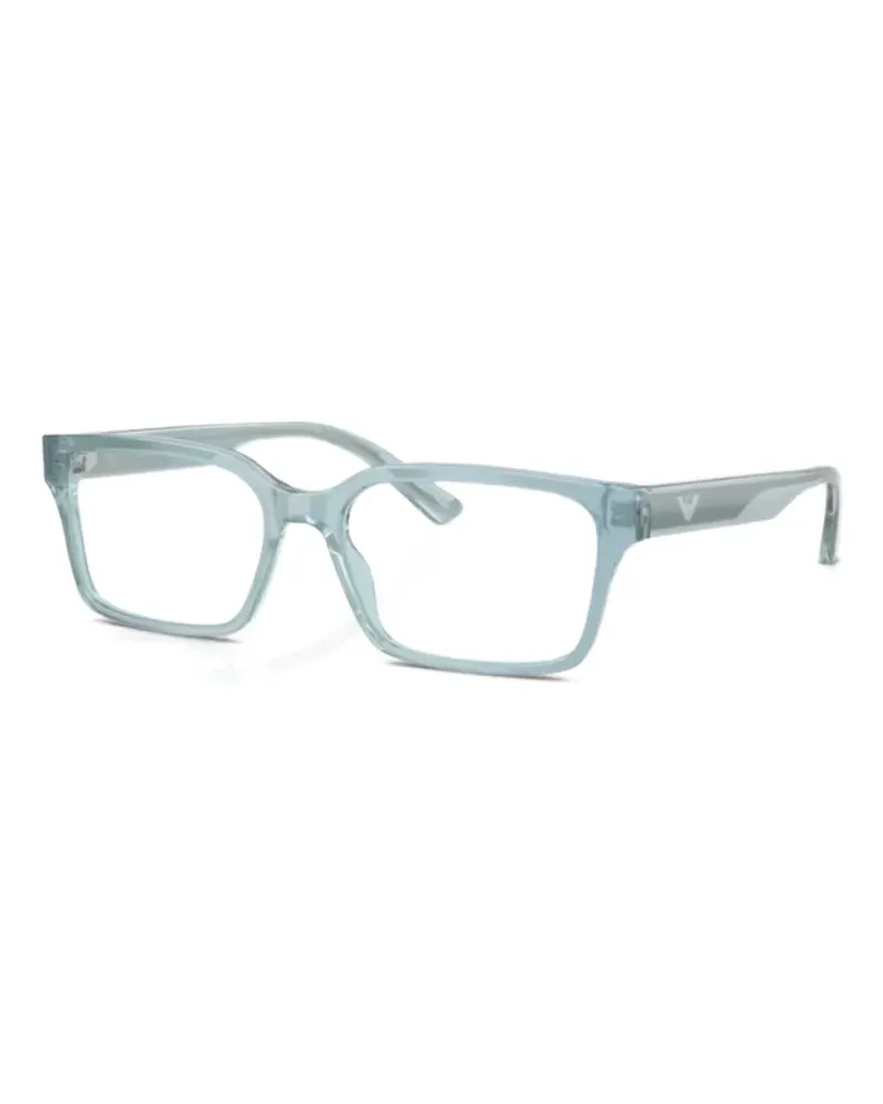 Emporio Armani square frame glasses - Blau Blau