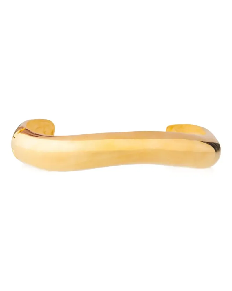 Federica Tosi Wave sculptural necklace - Gold Gold