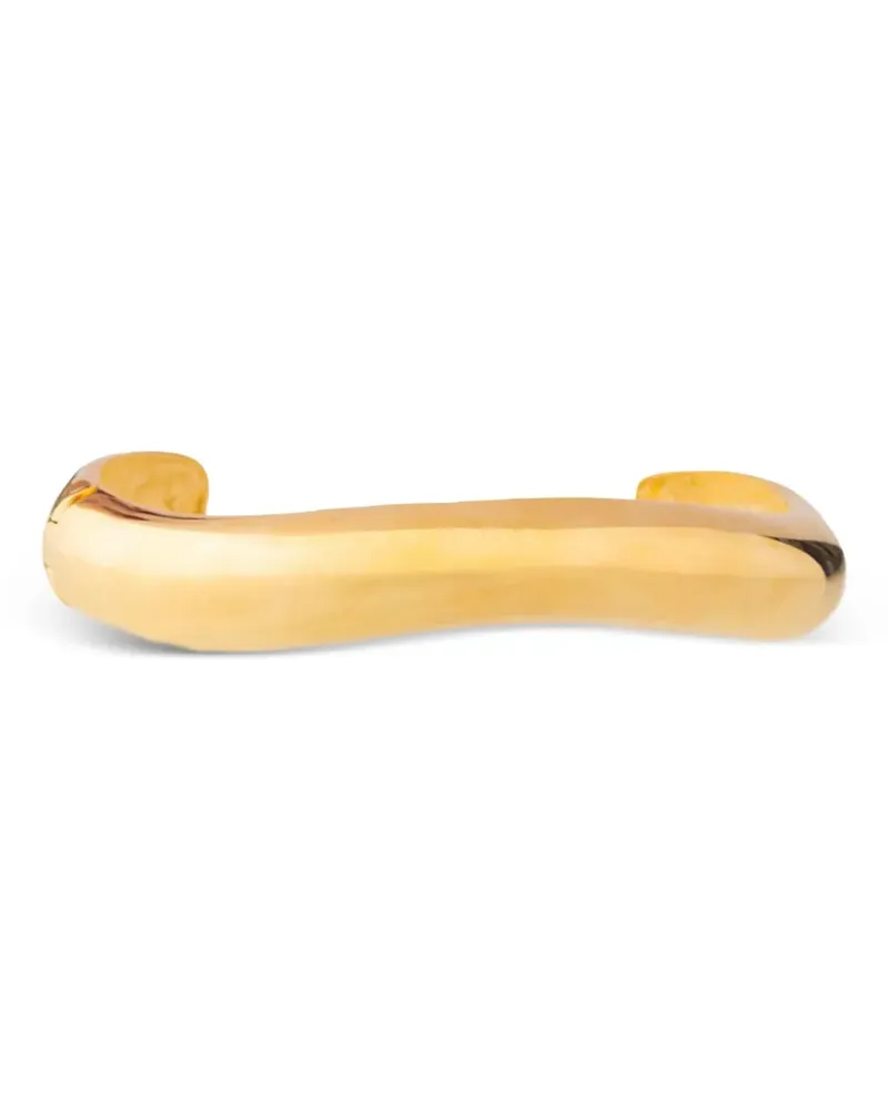 Federica Tosi Wave sculptural necklace - Gold Gold