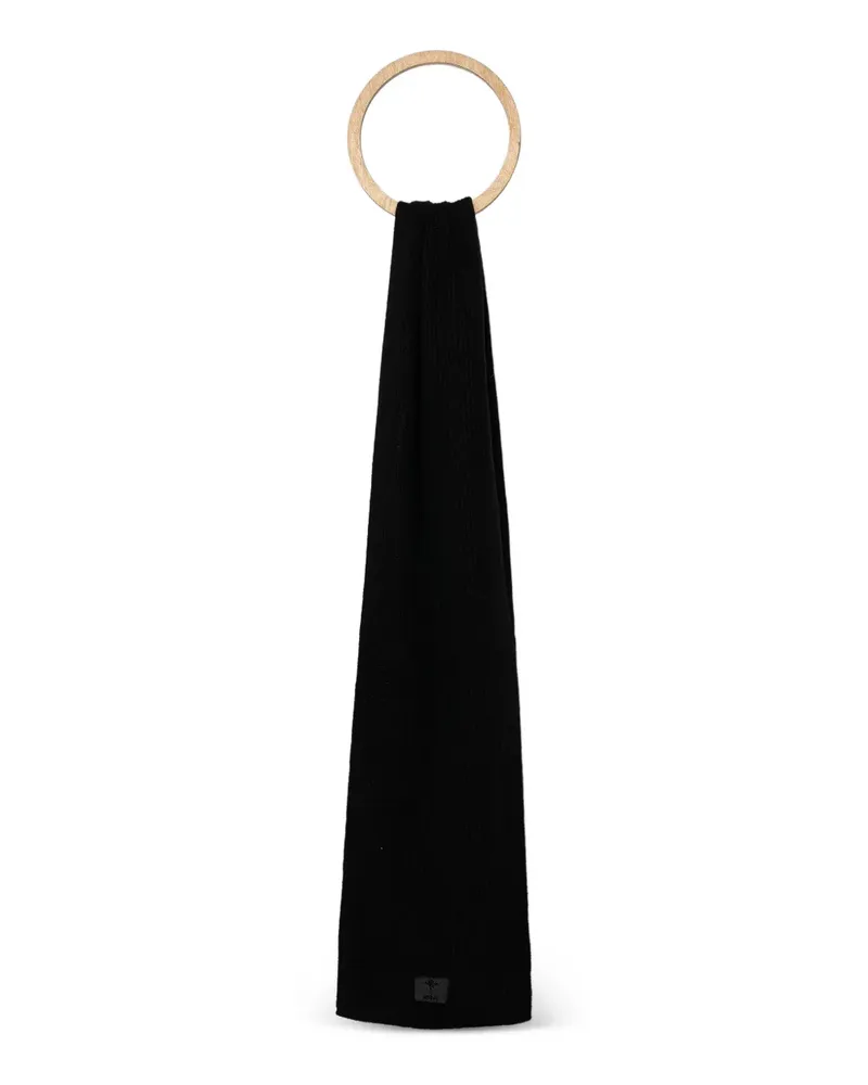 JOOP! UGG ribbed scarf - Schwarz Schwarz