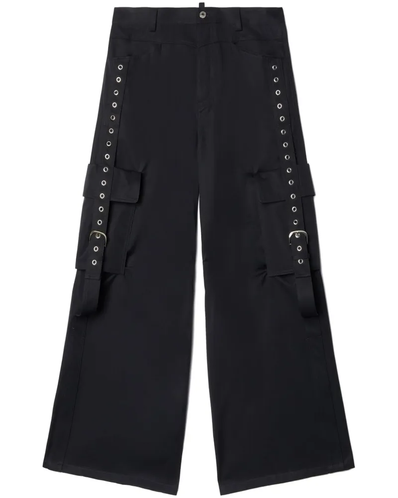 OFF-WHITE Cargohose mit Schnallenverschluss - Schwarz Schwarz