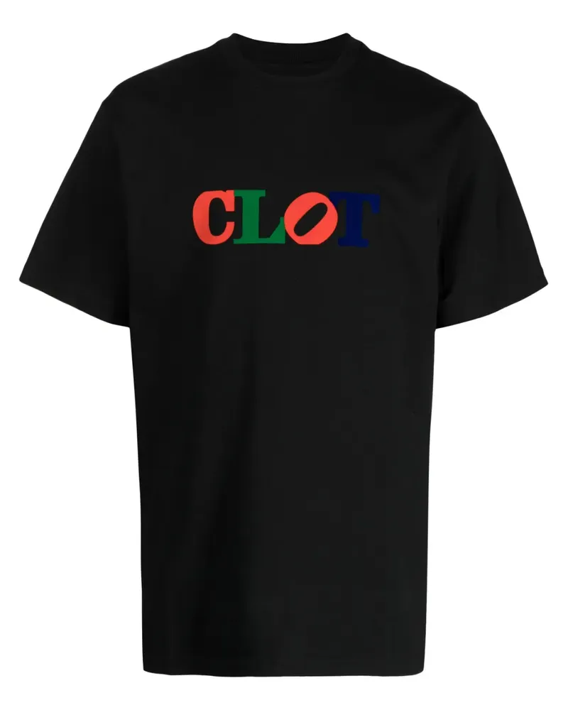 CLOT T-Shirt mit Logo-Print - Schwarz Schwarz