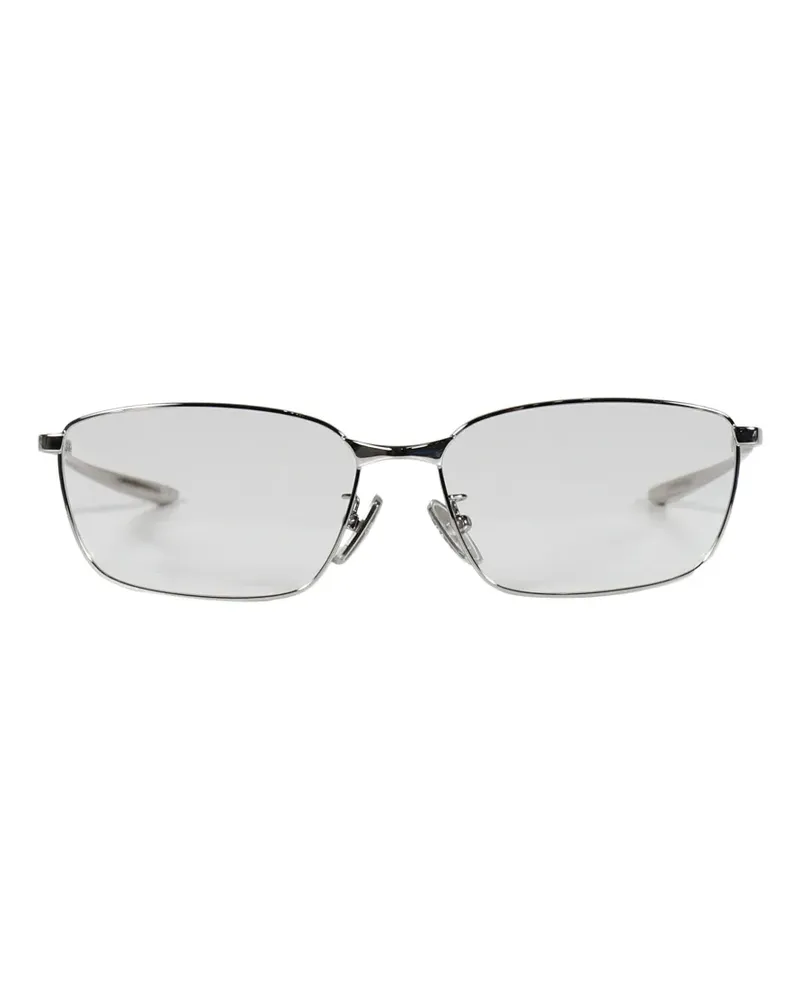 Balenciaga Eckige Sonnenbrille mit schmaler Form - Silber Silber