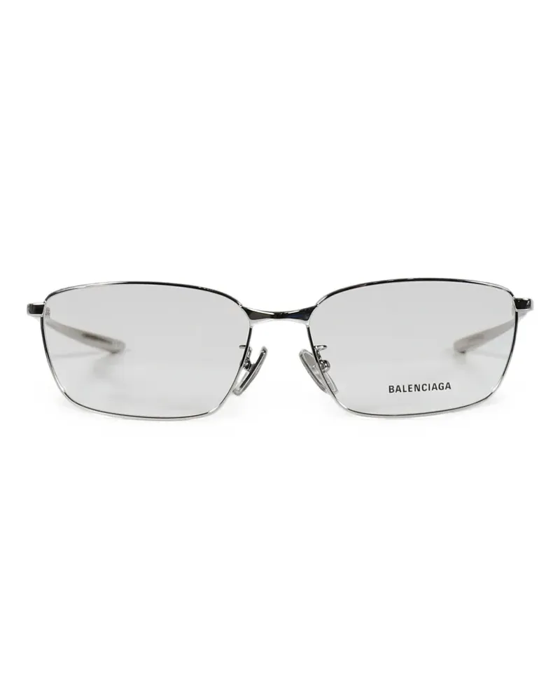Balenciaga narrow-shape square-frame sunglasses - Silber Silber