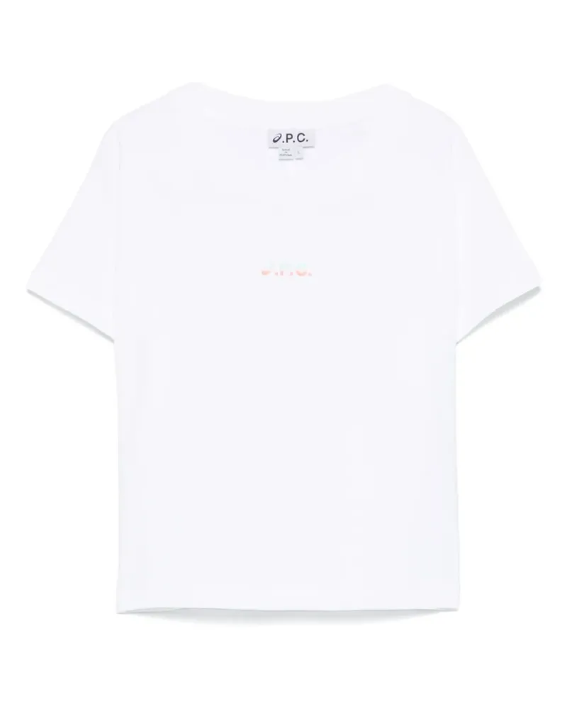A.P.C. x Asics Cloud T-Shirt - Weiß Weiß