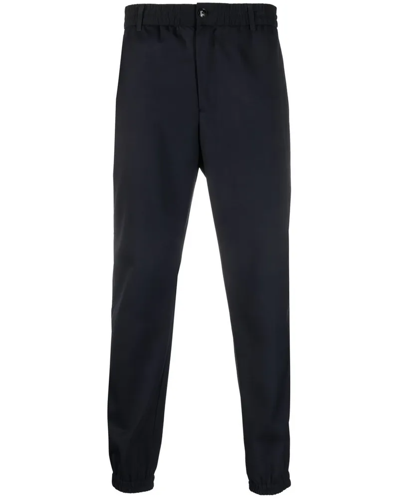 Emporio Armani Tapered-Hose mit Stretchbund - Blau Blau