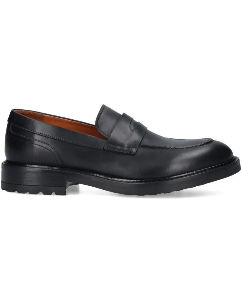 Alexander Hotto Klassische Penny-Loafer - Schwarz Schwarz