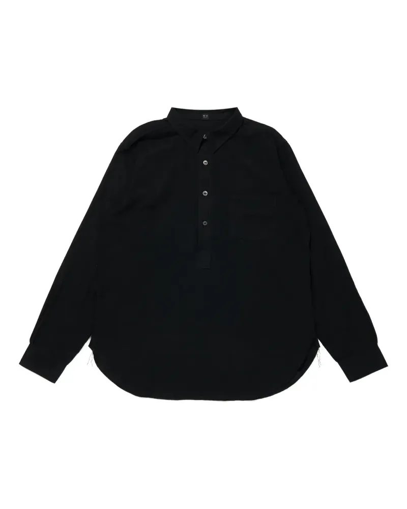 Taiga Takahashi buttoned long-sleeve shirt - Schwarz Schwarz