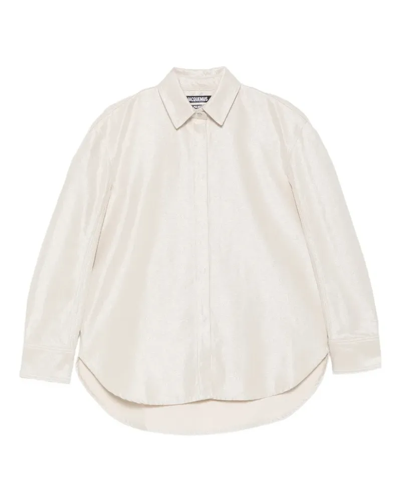 Jacquemus Nîmes Citta Hemd im Oversized-Look - Nude Nude