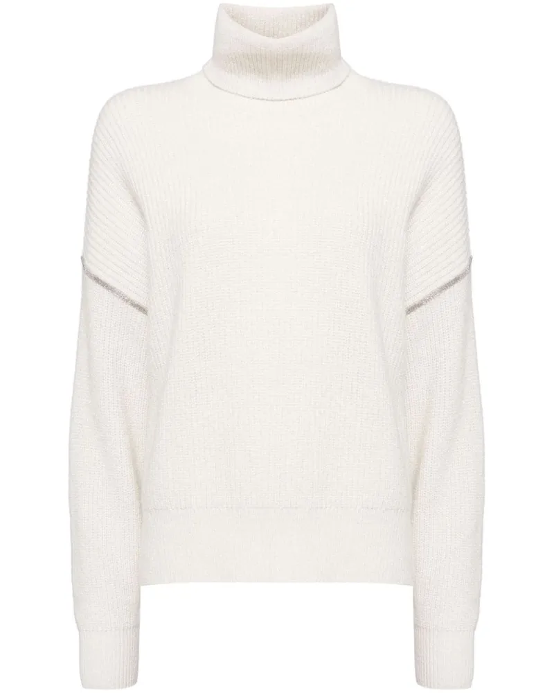 N.Peal Pullover mit Rollkragen - Nude Nude