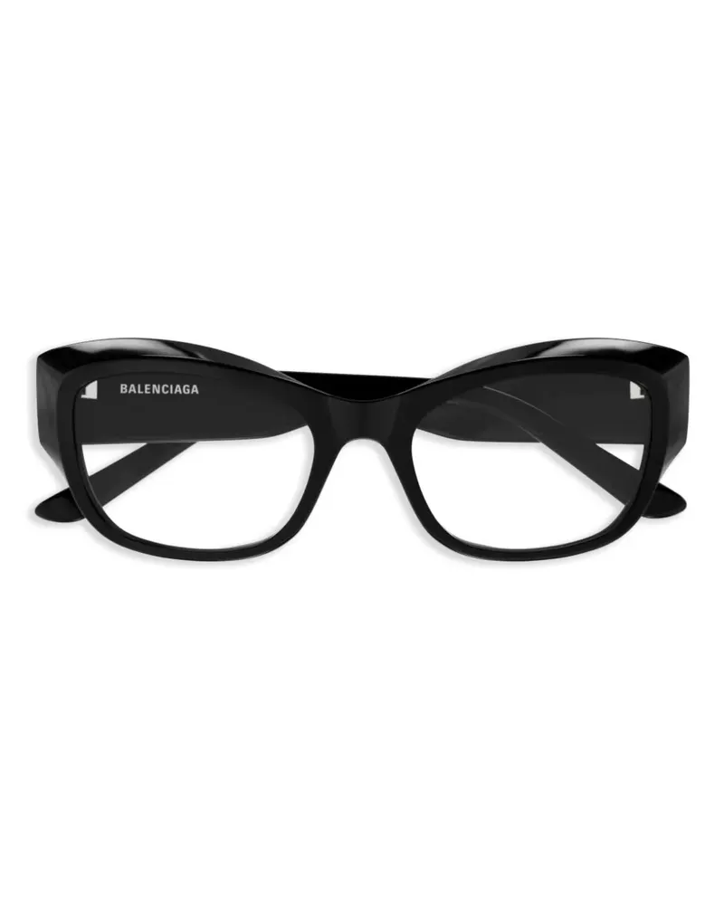 Balenciaga Brille mit Cat-Eye-Gestell - Schwarz Schwarz