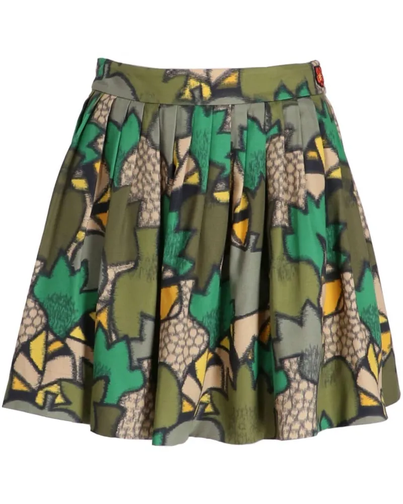 Kenzo Minirock mit Camouflage-Print - Grün Grün