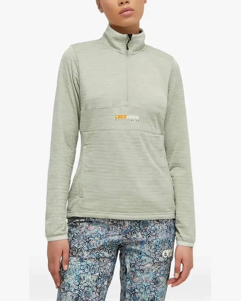 Picture zip-up top - Grün Grün