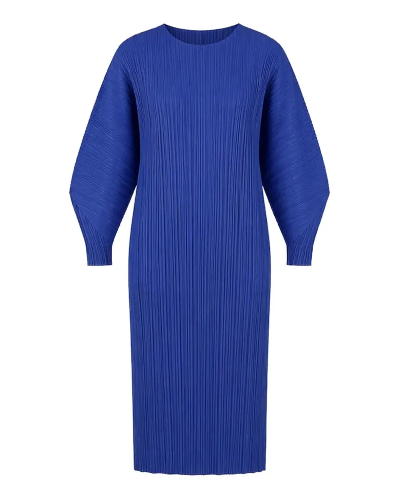Issey Miyake Skyline batwing-sleeve dress - Blau Blau