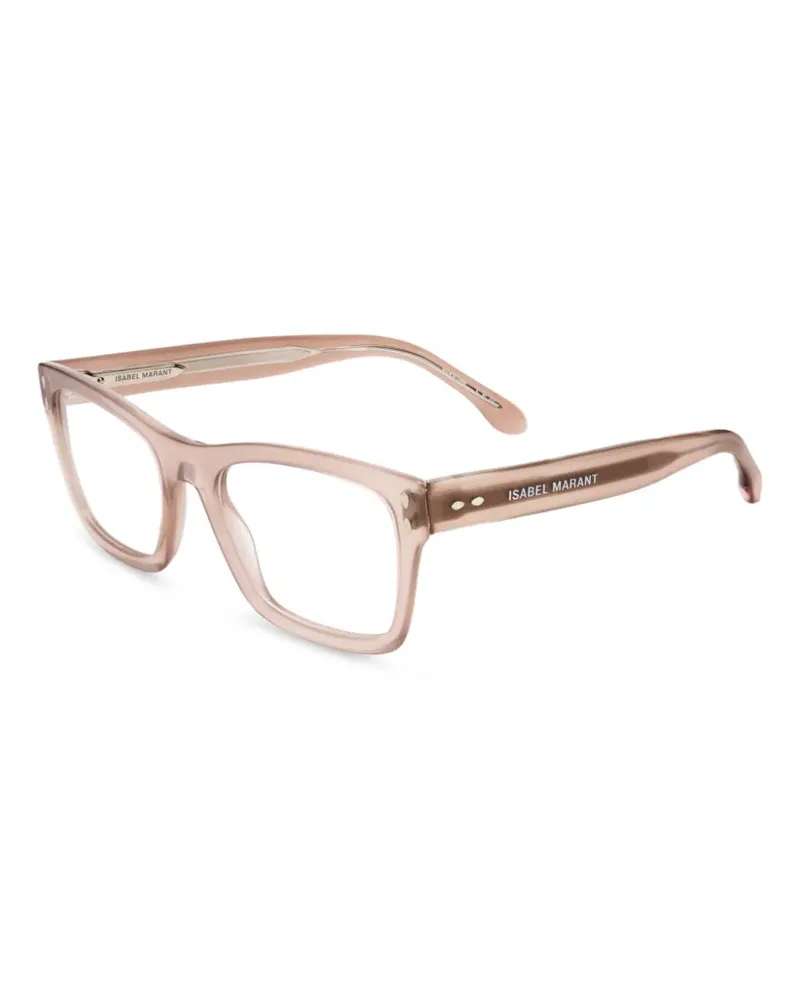 Isabel Marant Brille mit eckigem Gestell - Nude Nude