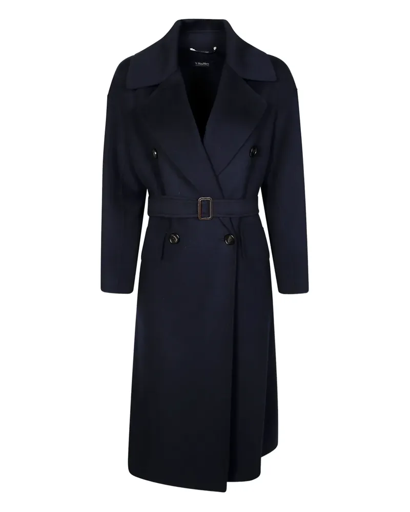 Max Mara Alice belted double-breasted coat - Blau Blau