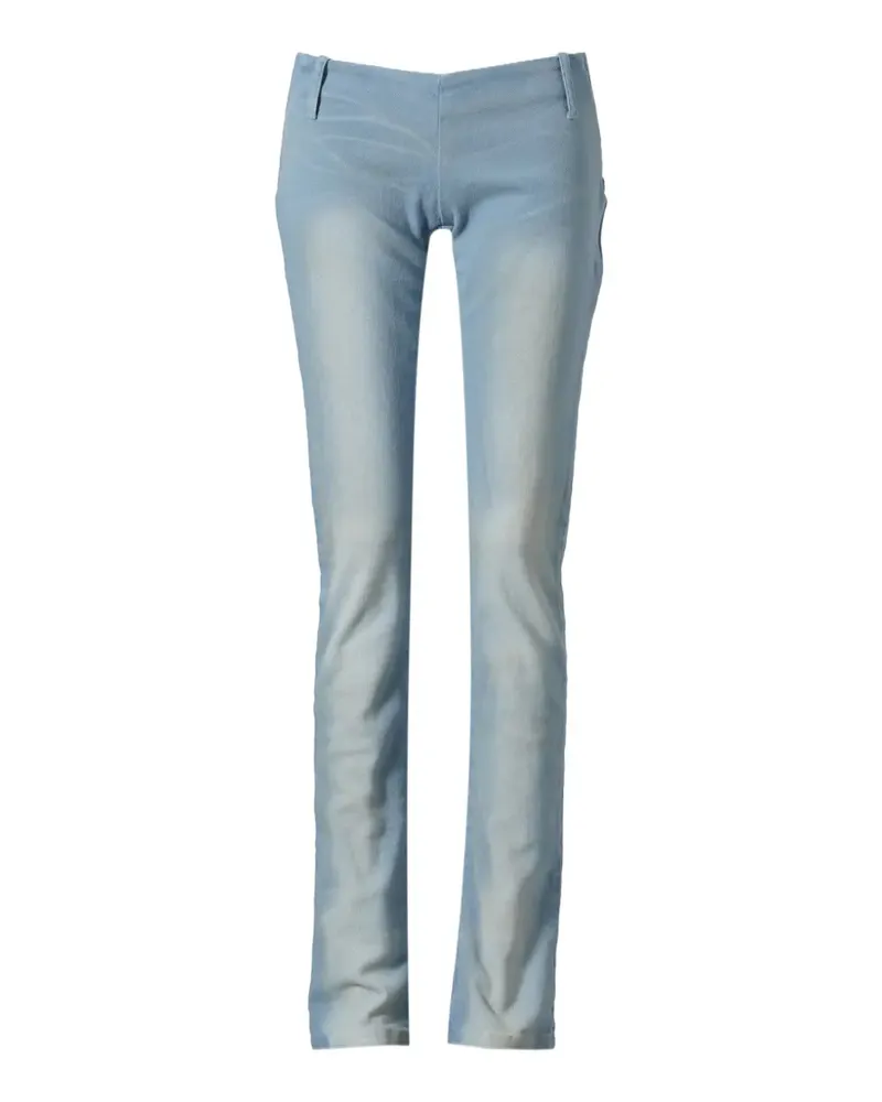 Miss Sixty x MOWALOLA faded-effect jeans - Blau Blau