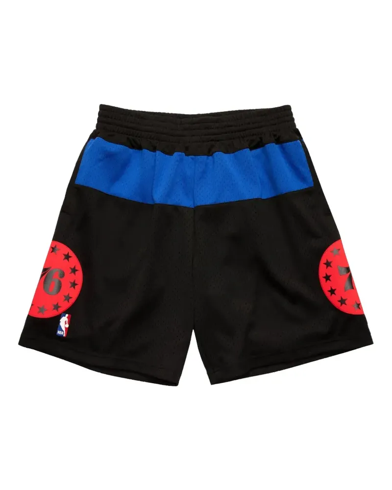 Mitchell & Ness x NBA Reload 2.0 2003 Philadelphia 76ers Shorts - Schwarz Schwarz